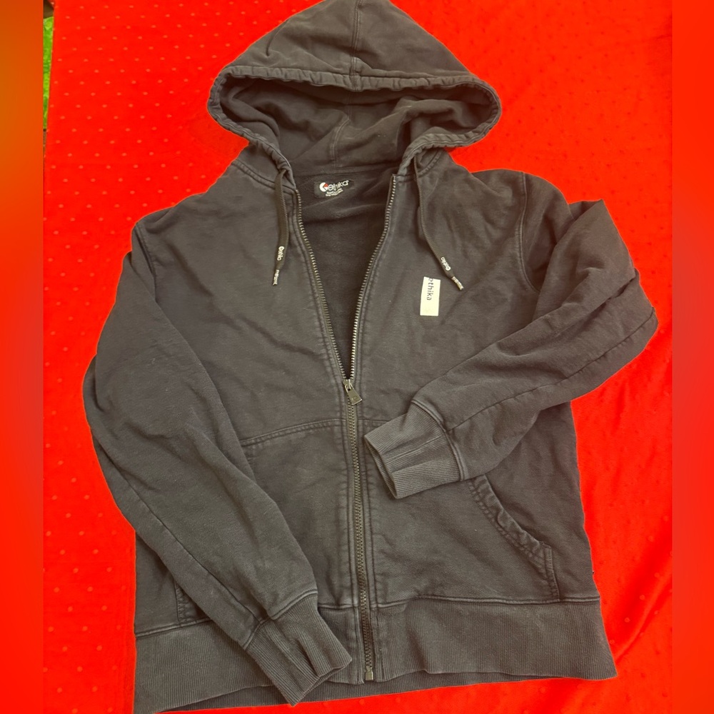 Ethika Black Size Small Zip Hoodie